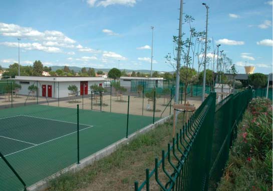 terrain de tennis